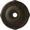 Ekena Millwork Heaton Medallion (Canopies up to 6 1/2"), 27 1/2"OD x 3 7/8"ID x 2 1/4"P, Stone Hearth Crackle CM27HESHC - alternate 1